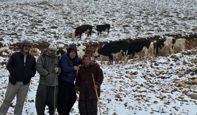 Adana’da Kar Sürprizi! Yaylada Mahsur Kalan Kadın Böyle Kurtarıldı