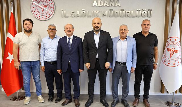 Sağlık Mil-Sen’den Adana İl Sağlık Müdürü Halil Nacar’a Önemli Ziyaret
