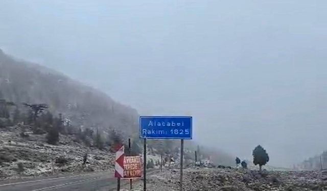 Kar Yağışı Alacabel’i Adeta Masala Çevirdi