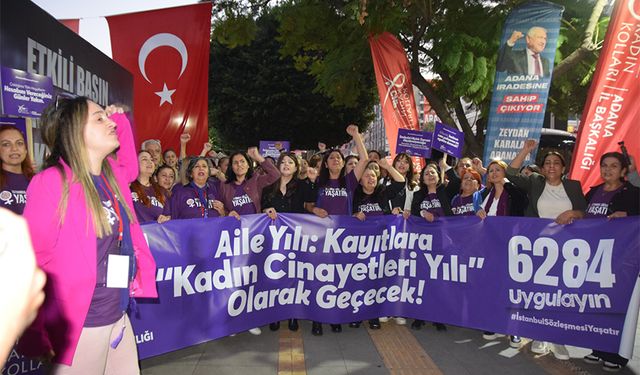 Adana’da Kadınlar Ayakta! CHP’den Şiddete Karşı Çarpıcı Yürüyüş