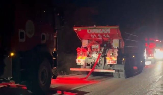 Adana’da Geceyi Alevler Aydınlattı!