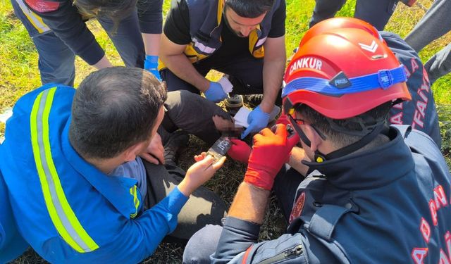 Ceyhan’da Şok Kaza: Motorlu Testere Ayağına Sıkıştı!