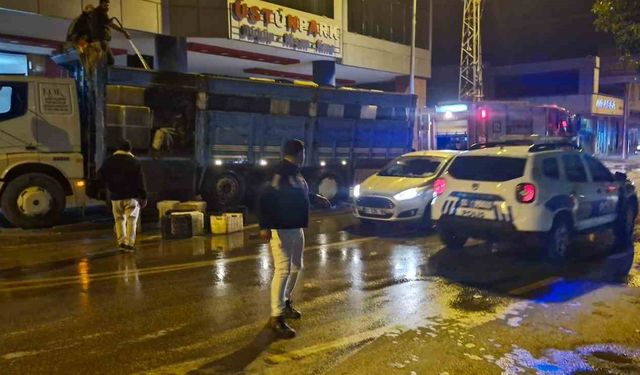 Seyir Hâlindeki Kamyon Bir Anda Alev Aldı! O Anlar Kamerada