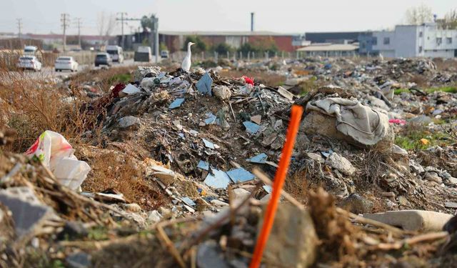 Adana’nın Göbeğinde Skandal Görüntü: Boş Arazi Çöplüğe Döndü