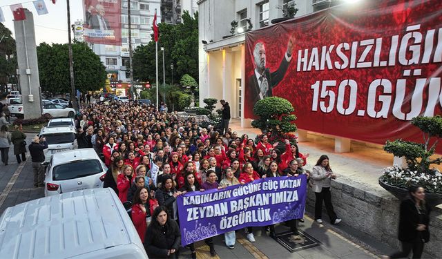 Adana’da Kadınlardan “Zeydan Karalar’a Özgürlük” Yürüyüşü
