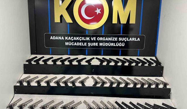 Adana’da Şok Operasyon: Yedek Lastikten 53 Silah Çıktı!