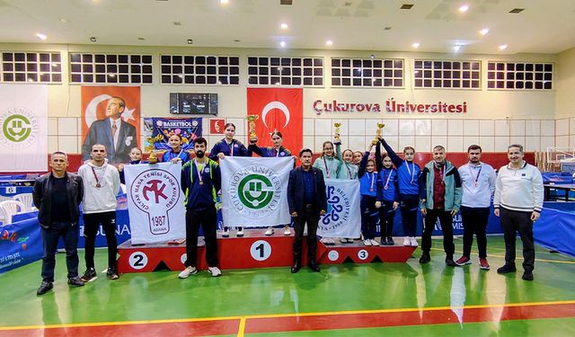 Çukurova Üniversitesi Ev Sahipliğinde Masa Tenisi Şöleni