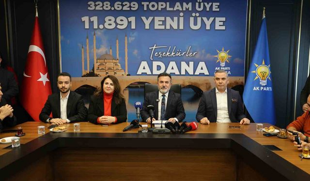 Yargıtay Verileri Açıklandı: AK Parti Adana’da 328 Bin Üyeyi Aştı