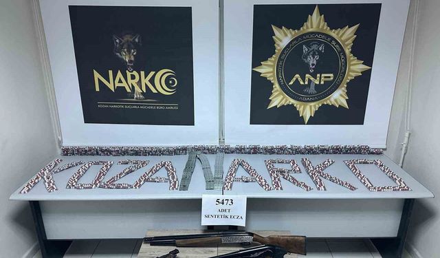 Kozan’da Zehir Operasyonu: Binlerce Hapla Suçüstü Yakalandı