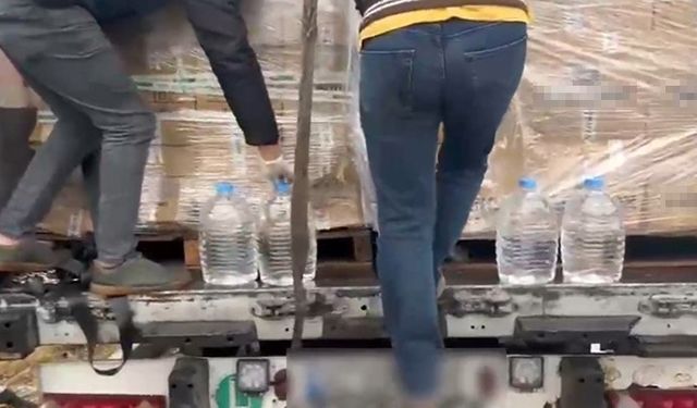 Adana’da 3 Bin Litre Sahte Alkol Yakalandı!