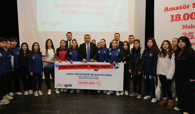 Adana’da Amatör Spora Dev Destek: 18 Milyon TL!