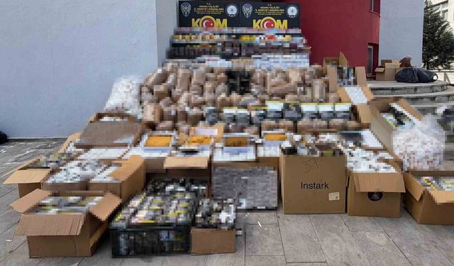 Adana’da Dev Kaçak Tütün Operasyonu: 37 Gözaltı
