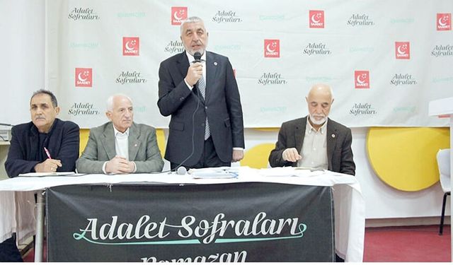 Adana’da Saadet Partisi’nden Örnek Dayanışma İftarı!
