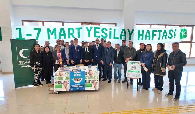 Yeşilay Haftası Etkinlikleri Yüreğir’de Başladı