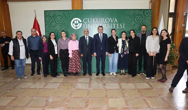 Çukurova Üniversitesinde Geleneksel Bayramlaşma Töreni Gerçekleştirildi