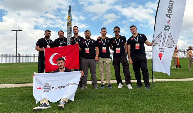 1.5 Adana Roket Takımı ABD’de Türkiye’yi Temsil Ediyor!