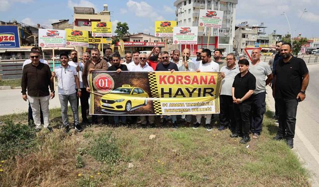 Adana'da Taksiciler Ayakta! Korsan Taşımacılığa Karşı Konvoylu Protesto