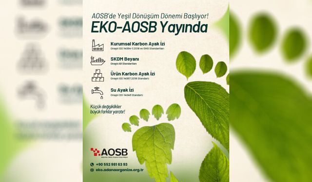 Yeşil Dönüşümde Yeni Adım: EKOAOSB Kullanıma Açıldı