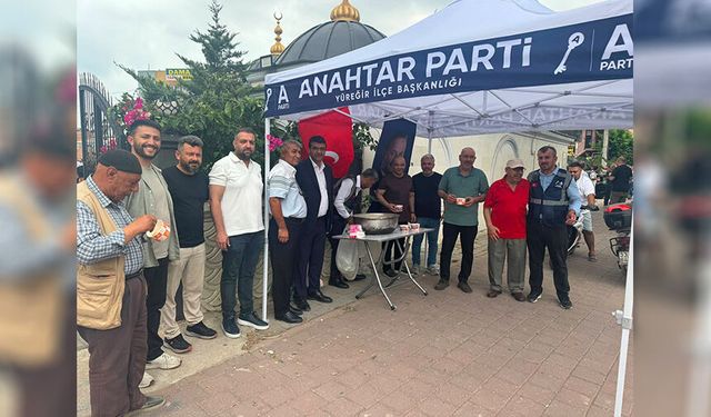 Anahtar Parti Yüreğir Teşkilatı Vatandaşlarla Aşurede Buluştu