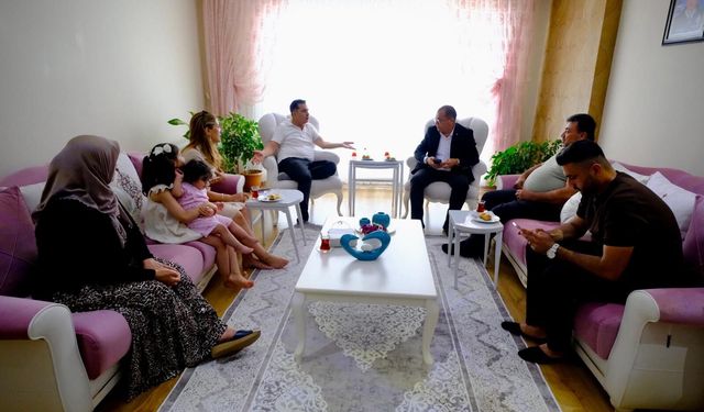Şehit Polis Yunus Uğur'un Ailesine Anlamlı 15 Temmuz Ziyareti