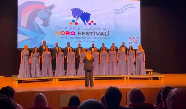 Çokfonik Koro Çanakkale'den Ödüllerle Dönüyor
