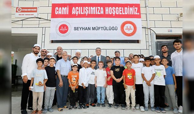 Adana’da Anlamlı Açılış! Hacı Arif Mercan Camii Cuma Namazıyla İbadete Açıldı