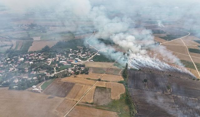 Adana'da Anız Yangını Alarmı!