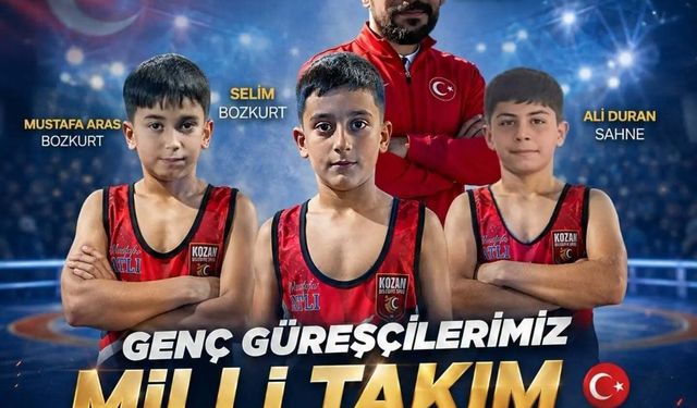 Kozan Belediyespor’un Altyapısından Milli Takım’a! 3 Genç Sporcu Büyük Başarıya İmza Attı
