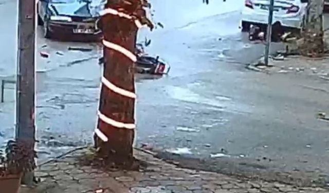 Kozan’da Korkutan Kaza Kamerada!
