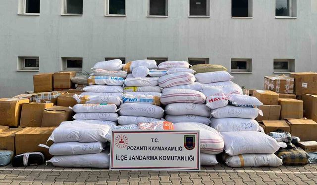 Pozantı’da 20 Milyon TL’lik Kaçak Ürün!