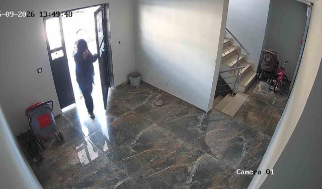 Adana’da Hırsızlık Yapan Kadın Kameraya Yakalandı!