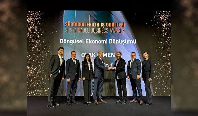 OYAK Çimento’ya “Döngüsel Ekonomi Dönüşümü” Ödülü