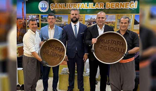 Şanlıurfalılar Derneği’nden Hakan Yıldırım Ve Mustafa İzgioğlu’na Anlamlı Jest