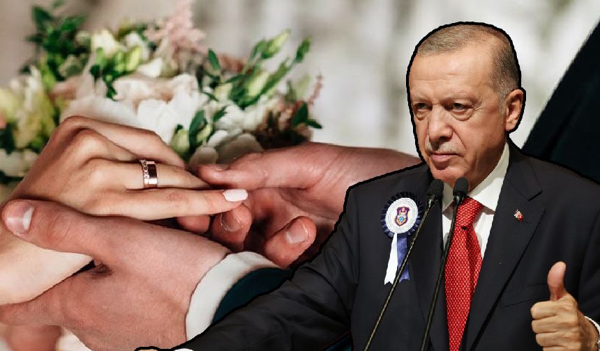 Cumhurbaşkanı Erdoğan'dan Yeni Evlenenlere Müjde!
