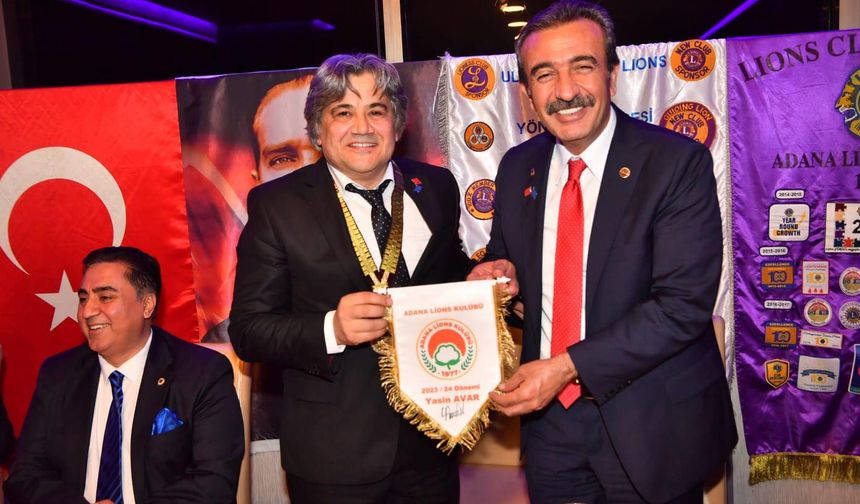 Başkan Çetin Adana Lions Kulübü’nün Konuğu Oldu!