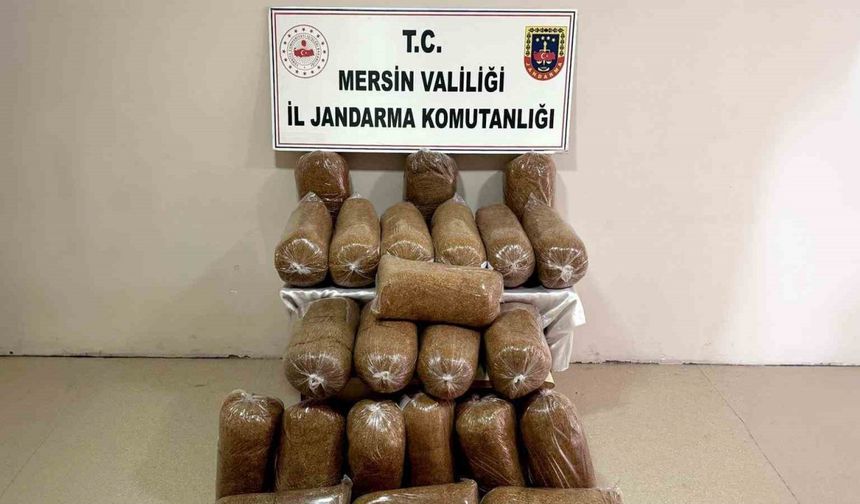 Mersin’de 290 Kilo Kaçak Tütün Ele Geçirildi