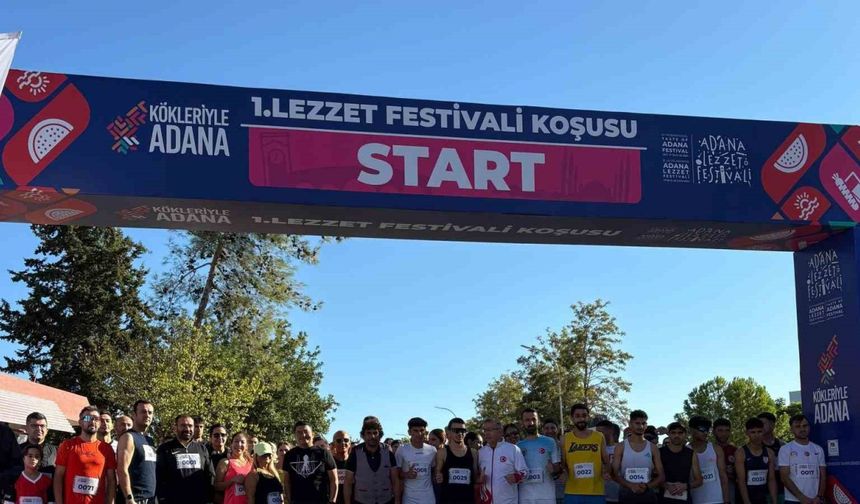 Adana’da Lezzet Festivali Koşusu Yapıldı