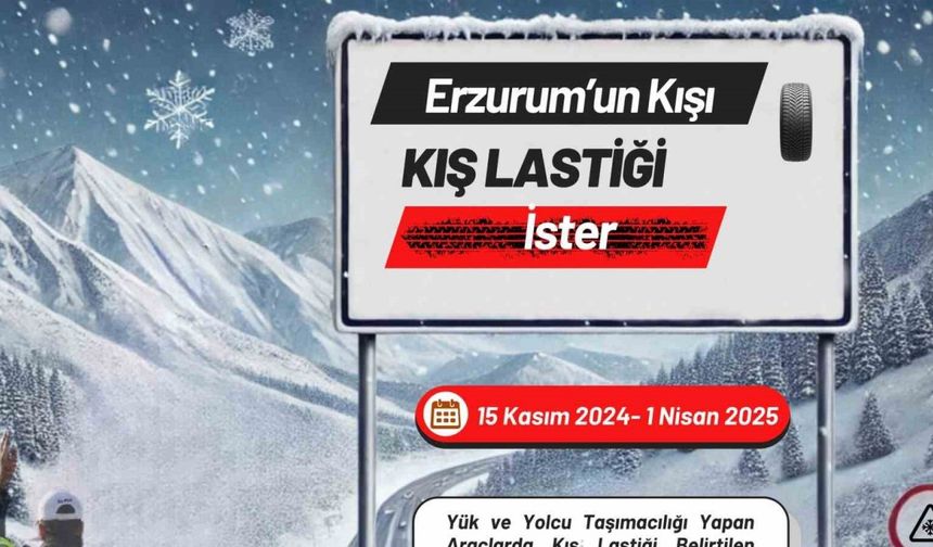 Sürücülere Kış Lastiği Hatırlatması