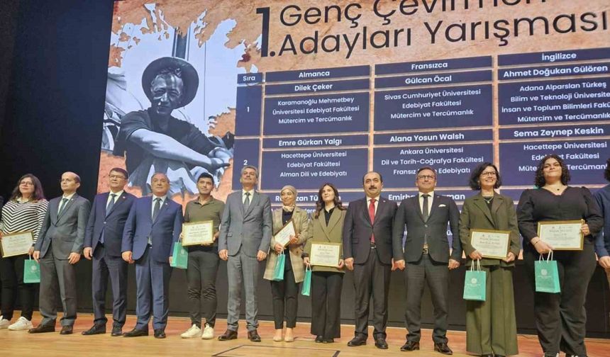 ATÜ’lü Öğrenci "1. Genç Çevirmen Adayları Yarışması”nda Birinci Oldu