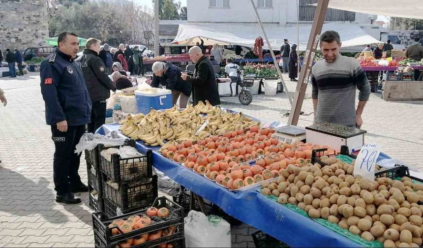 Yumurtalık Belediyesi’nden Halk Pazarında Etiket Denetimi
