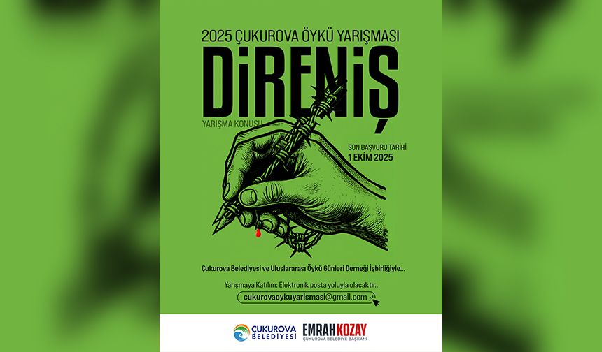Adana Çukurova’da Ödüllü Öykü Yarışması