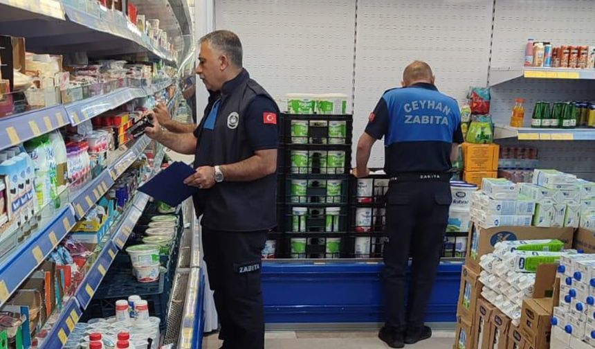 Hangi Ürünler İmha Edildi? Ceyhan’da Zincir Marketlere Denetim