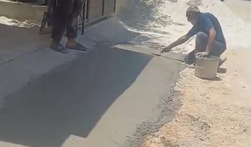 Çukurova Yüzüncüyıl Mahallesi’nde Asfalt Sorunu: Vatandaşlar Kendi İmkânlarıyla Yol Onarıyor