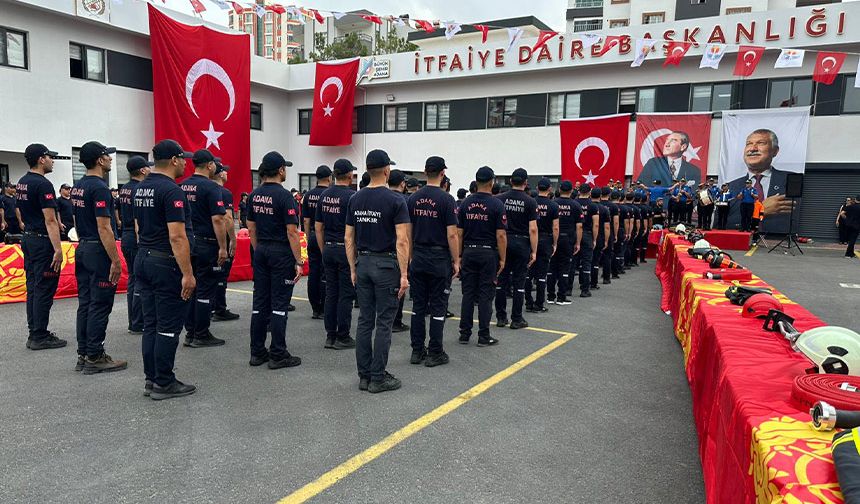 Adana’da Heyecan Dolu Gün! Yeni İtfaiye Erleri Böyle Karşılandı