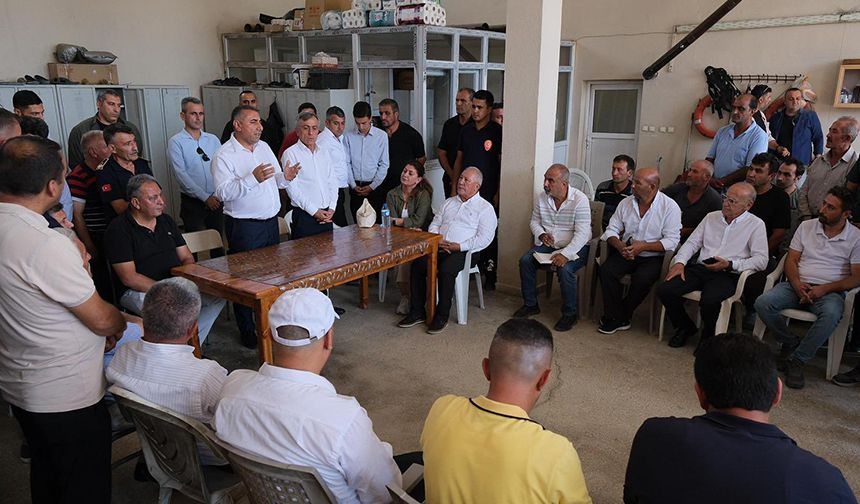 “Adana Hepimizin” Diyerek Tufanbeyli’ye Gitti! Geçer’den Dikkat Çeken Ziyaret