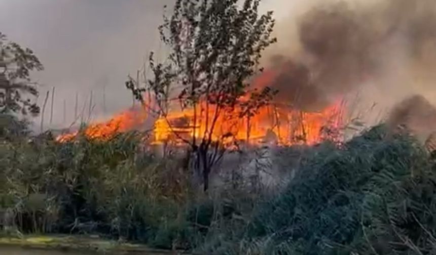 Bir Anda Alev Aldı! Karataş’ta 6 Çadır Yanarak Kullanılamaz Hale Geldi