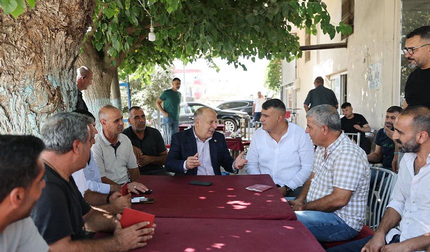 Yüreğir Belediye Başkanı, Esnaf ve Vatandaşlarla Buluştu