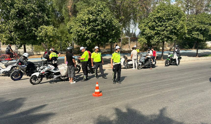 Adana’da Motosiklet Denetimi: 51 Sürücüye 456 Bin Lira Ceza
