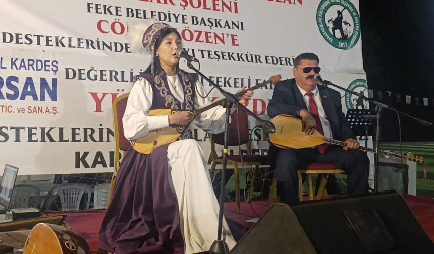 Feke’de Aşıklar Sazlarıyla Büyüledi: Karacaoğlan Bayramı’nda Kulaklar Şenlendi!