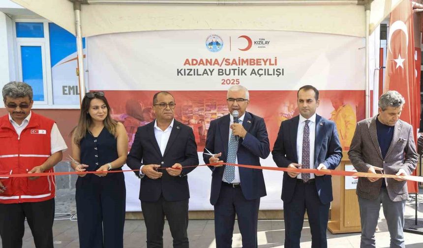 Kızılay’dan Saimbeyli’ye Umut Eli: Dar Gelirliler İçin Yeni Butik Hizmette